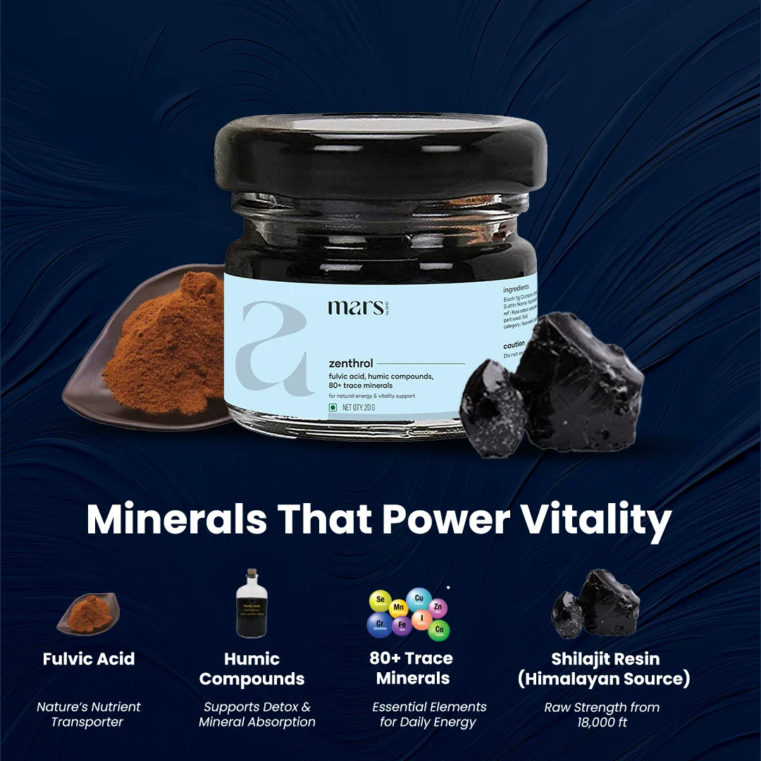 Mars Zenthrol powered with Pure Himalayan Shilajit Resin – Strength, Drive & Recovery Support - Image 2