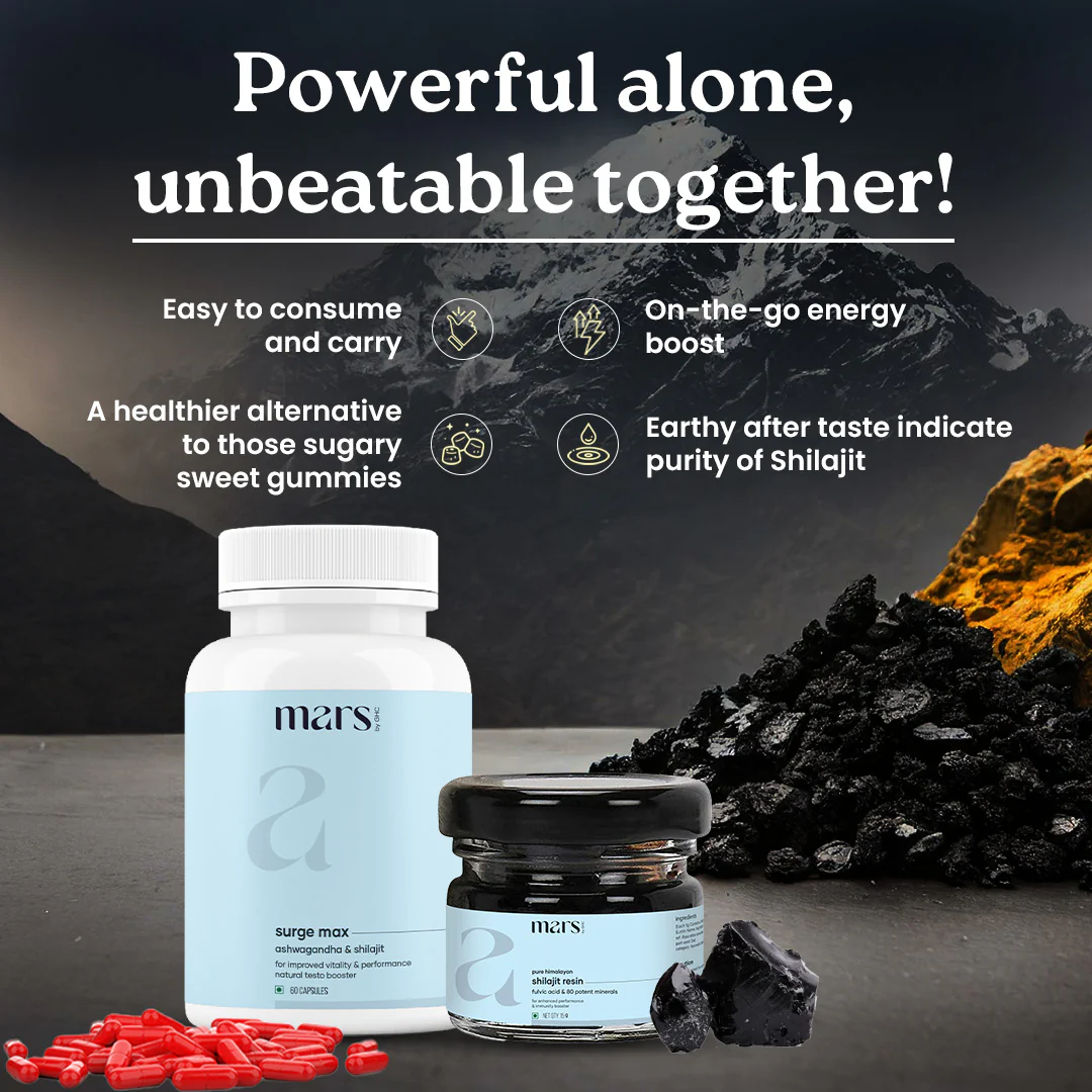 Performance Combo: Powered by Pure Himalayan Shilajit Resin & Natural Ashwagandha Capsules - Image 9