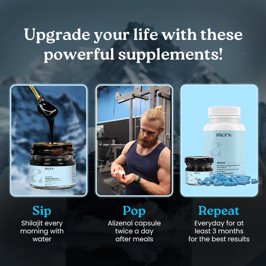 Power & Strength Combo - Powered with Shilajit Gold, Ashwagandha, Lionsmane and Moringa - Image 8