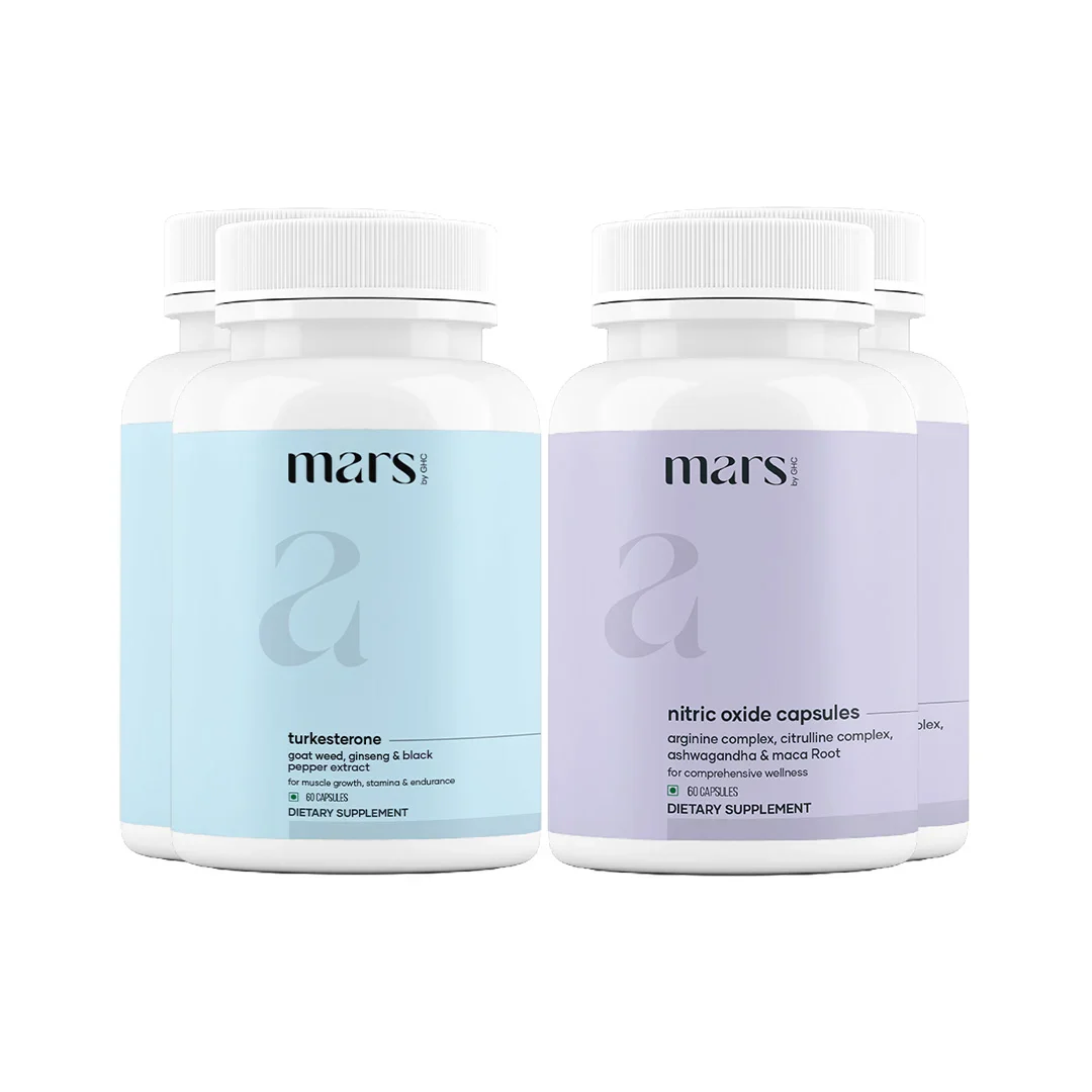 Mars Power Up Combo – Unlock Bigger Pumps, Stronger Performance & Testosterone Levels with Nitric Oxide & Turkesterone - Image 2