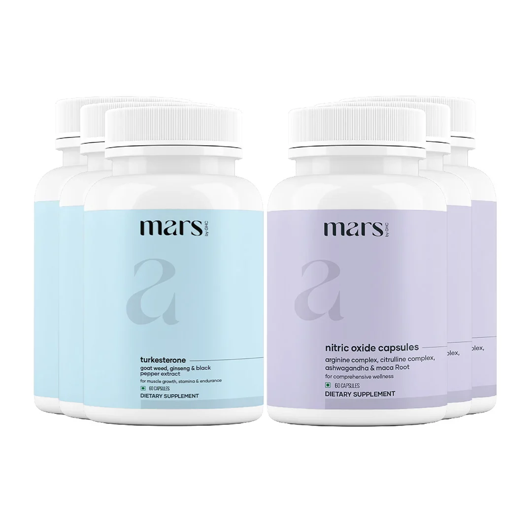 Mars Power Up Combo – Unlock Bigger Pumps, Stronger Performance & Testosterone Levels with Nitric Oxide & Turkesterone - Image 3