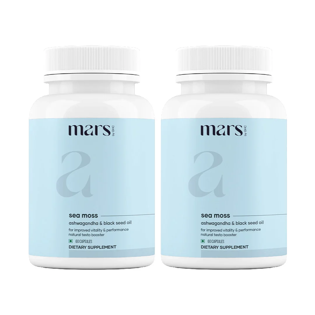 Seamoss Superfood Capsules with Ashwagandha & Black Seed Oil - Detox, Gut Reset & Natural Immunity Booster (60N) - Image 2