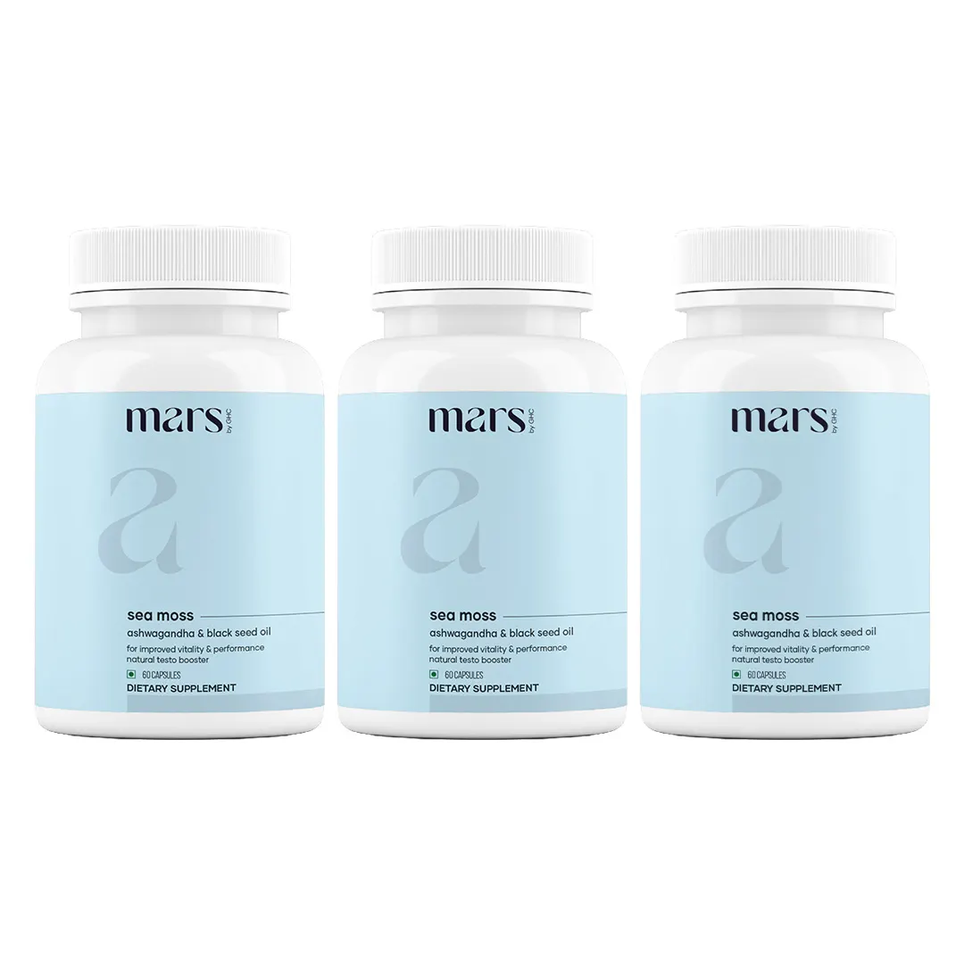 Seamoss Superfood Capsules with Ashwagandha & Black Seed Oil - Detox, Gut Reset & Natural Immunity Booster (60N) - Image 3