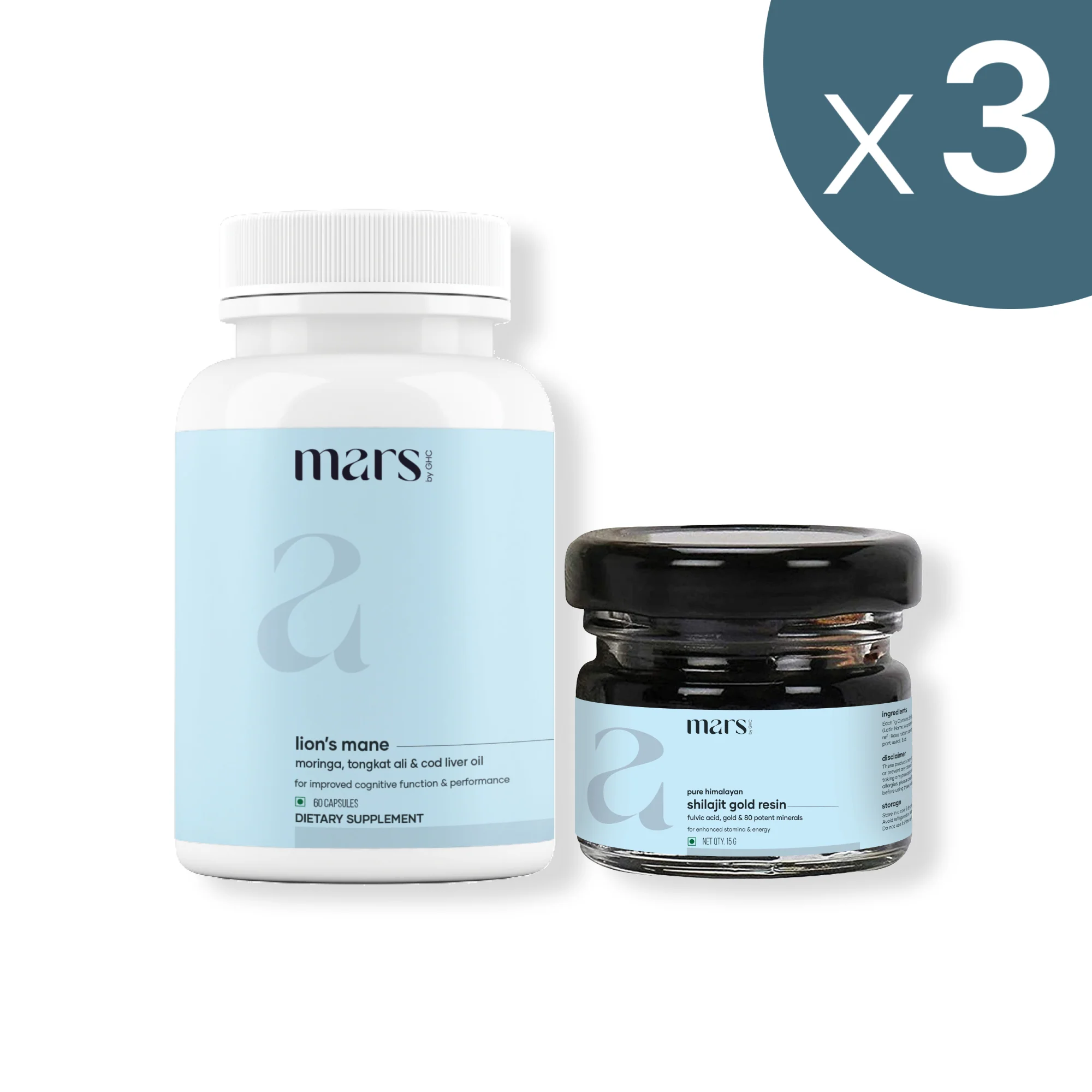 Super Strength Combo: Powered with Lion's mane & Shilajit Gold Resin - Image 7